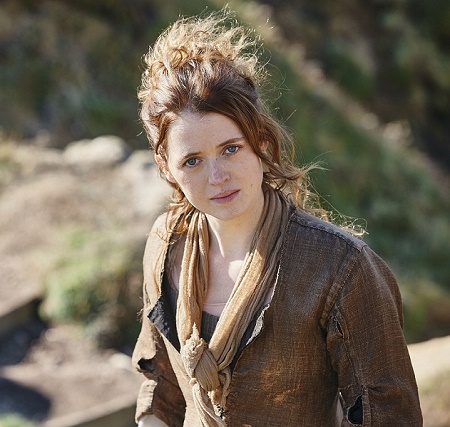Sofia Oxenham as Tess Tregidden on BBC’s Poldark